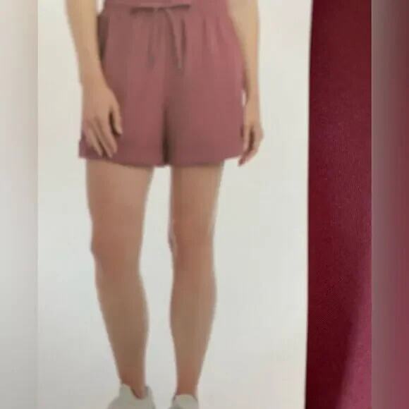 Danskin Women’s Woven Paperbag Short, Purple, L - Picture 1 of 3